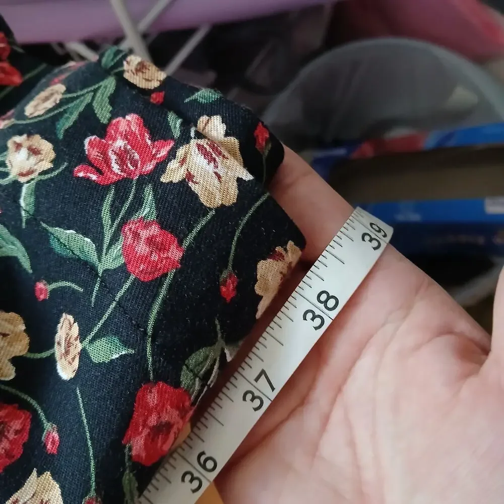 NWT Draper James Floral Knee Length Dress Womens SM Cottage Prairie Romantic - Picture 8 of 9